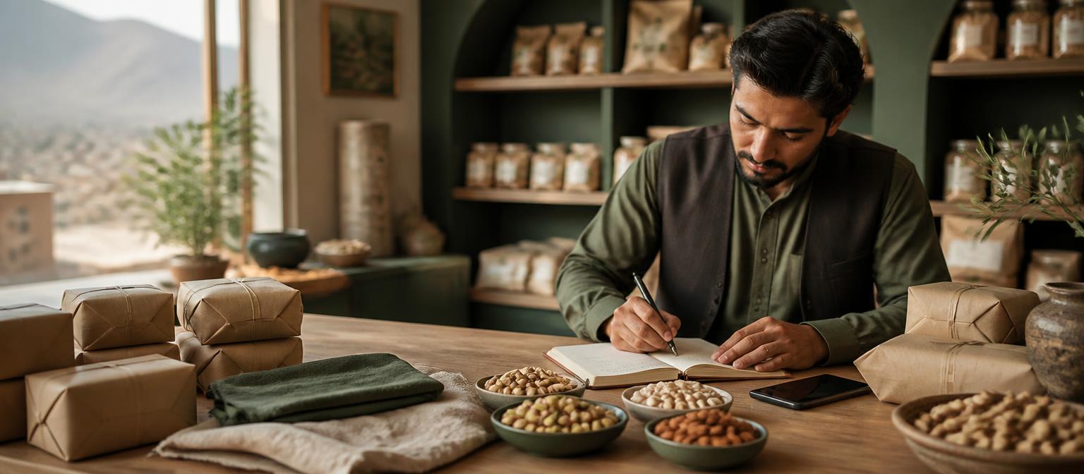 Quetta Mart team preparing premium dry fruit parcels